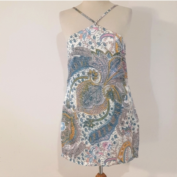 Beginning Boutique Dresses & Skirts - NEW Beginning Boutique Size 12 Satin Feel Paisley Festival Dress
